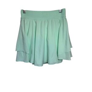 Lululemon Court Rival Skirt Tennis Golf Athletic Layered Seafoam Green‎ Size 4